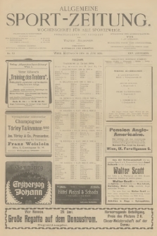 Allgemeine Sport-Zeitung : Wochenschrift für alle Sportzweige. Jg.25, 1904, No. 52