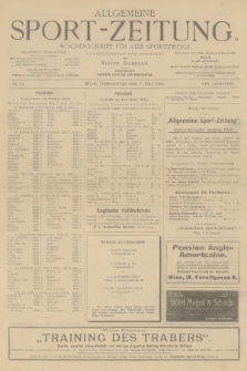 Allgemeine Sport-Zeitung : Wochenschrift für alle Sportzweige. Jg.25, 1904, No. 55