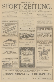 Allgemeine Sport-Zeitung : Wochenschrift für alle Sportzweige. Jg.25, 1904, No. 56