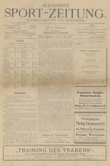 Allgemeine Sport-Zeitung : Wochenschrift für alle Sportzweige. Jg.25, 1904, No. 57