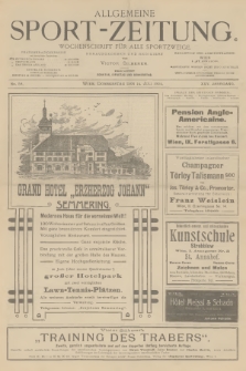 Allgemeine Sport-Zeitung : Wochenschrift für alle Sportzweige. Jg.25, 1904, No. 58