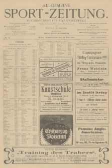 Allgemeine Sport-Zeitung : Wochenschrift für alle Sportzweige. Jg.25, 1904, No. 61