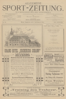 Allgemeine Sport-Zeitung : Wochenschrift für alle Sportzweige. Jg.25, 1904, No. 80