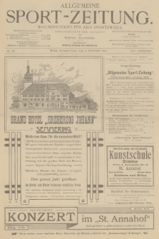 Allgemeine Sport-Zeitung : Wochenschrift für alle Sportzweige. Jg.25, 1904, No. 93