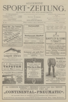 Allgemeine Sport-Zeitung : Wochenschrift für alle Sportzweige. Jg.25, 1904, No. 94