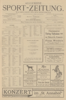 Allgemeine Sport-Zeitung : Wochenschrift für alle Sportzweige. Jg.25, 1904, No. 96