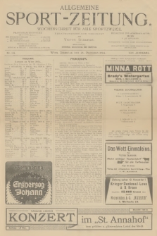 Allgemeine Sport-Zeitung : Wochenschrift für alle Sportzweige. Jg.25, 1904, No. 101