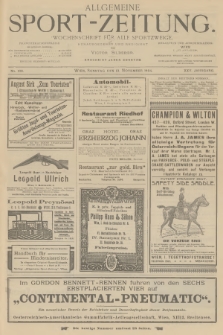 Allgemeine Sport-Zeitung : Wochenschrift für alle Sportzweige. Jg.25, 1904, No. 108
