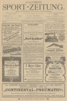 Allgemeine Sport-Zeitung : Wochenschrift für alle Sportzweige. Jg.25, 1904, No. 110