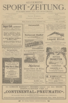 Allgemeine Sport-Zeitung : Wochenschrift für alle Sportzweige. Jg.25, 1904, No. 113