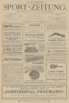 Allgemeine Sport-Zeitung : Wochenschrift für alle Sportzweige. Jg.25, 1904, No. 114
