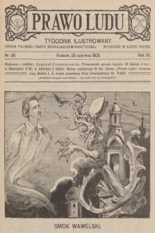 Prawo Ludu : tygodnik ilustrowany : organ Polskiej Partyi Socyalno-Demokratycznej. R.12, 1909, nr 26