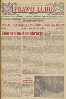 Prawo Ludu : tygodnik ilustrowany : Organ Polskiej Partji Socjalistycznej. R.25, 1928, nr  28