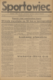 Sportowiec : dodatek „Głosu Narodu” poświęcony sportowi i kulturze fizycznej. R.2, 1946, nr 8(15)