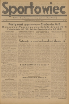 Sportowiec : dodatek „Głosu Narodu” poświęcony sportowi i kulturze fizycznej. R.2, 1946, nr 11(18)