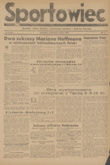Sportowiec : dodatek „Głosu Narodu” poświęcony sportowi i kulturze fizycznej. R.2, 1946, nr 22(29)