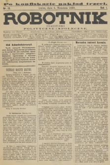 Robotnik : czasopismo polityczne i społeczne. R.1, 1890, nr 13 - po konfiskacie nakład trzeci