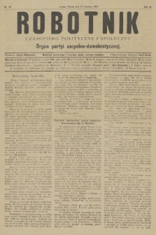 Robotnik : czasopismo polityczne i społeczne : organ partyi socyalno-demokratycznej. R.3, 1892, nr 22