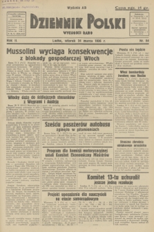 Dziennik Polski : wychodzi rano. R.2, 1936, nr 84