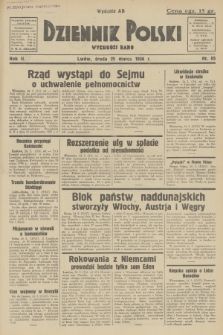 Dziennik Polski : wychodzi rano. R.2, 1936, nr 85