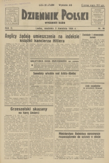 Dziennik Polski : wychodzi rano. R.2, 1936, nr 96