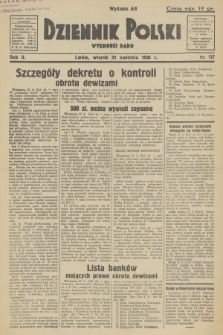 Dziennik Polski : wychodzi rano. R.2, 1936, nr 117
