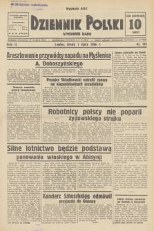 Dziennik Polski : wychodzi rano. R.2, 1936, nr 181
