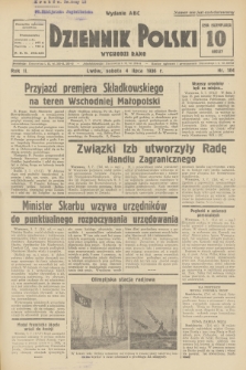 Dziennik Polski : wychodzi rano. R.2, 1936, nr 184