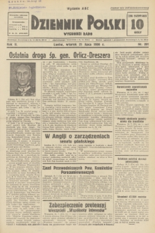 Dziennik Polski : wychodzi rano. R.2, 1936, nr 201