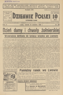 Dziennik Polski : wychodzi rano. R.2, 1936, nr 257