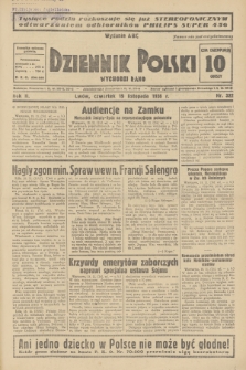 Dziennik Polski : wychodzi rano. R.2, 1936, nr 322
