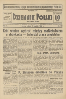 Dziennik Polski : wychodzi rano. R.2, 1936, nr 338