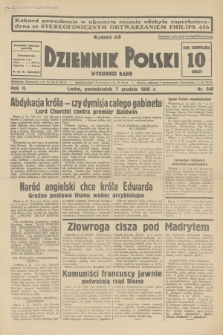 Dziennik Polski : wychodzi rano. R.2, 1936, nr 340