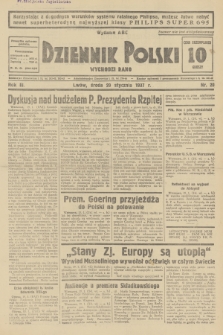 Dziennik Polski : wychodzi rano. R.3, 1937, nr 20