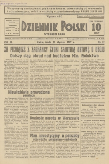 Dziennik Polski : wychodzi rano. R.3, 1937, nr 27