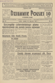 Dziennik Polski : wychodzi rano. R.3, 1937, nr 30