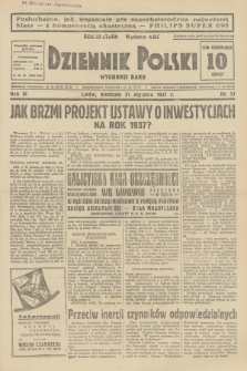 Dziennik Polski : wychodzi rano. R.3, 1937, nr 31