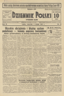Dziennik Polski : wychodzi rano. R.3, 1937, nr 35