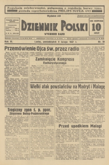 Dziennik Polski : wychodzi rano. R.3, 1937, nr 39