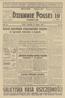 Dziennik Polski : wychodzi rano. R.3, 1937, nr 45