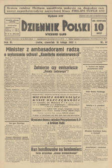 Dziennik Polski : wychodzi rano. R.3, 1937, nr 49