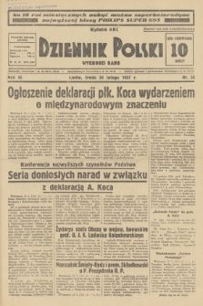 Dziennik Polski : wychodzi rano. R.3, 1937, nr 55