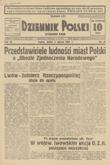 Dziennik Polski : wychodzi rano. R.3, 1937, nr 62