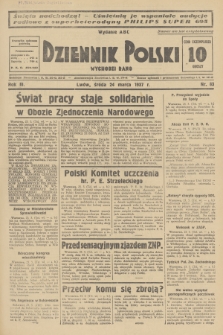 Dziennik Polski : wychodzi rano. R.3, 1937, nr 83