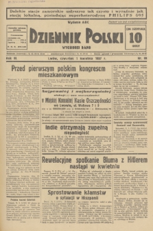Dziennik Polski : wychodzi rano. R.3, 1937, nr 89
