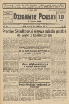 Dziennik Polski : wychodzi rano. R.3, 1937, nr 115