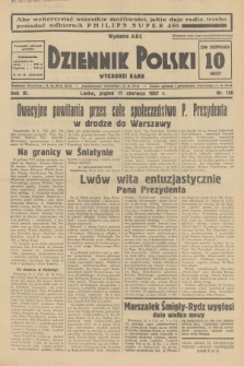 Dziennik Polski : wychodzi rano. R.3, 1937, nr 158