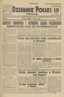 Dziennik Polski : wychodzi rano. R.3, 1937, nr 184
