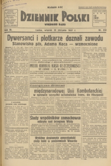 Dziennik Polski : wychodzi rano. R.3, 1937, nr 218