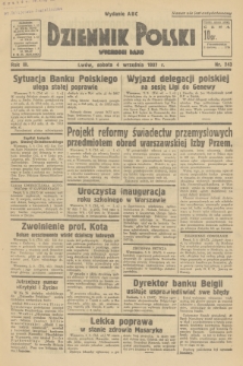 Dziennik Polski : wychodzi rano. R.3, 1937, nr 243